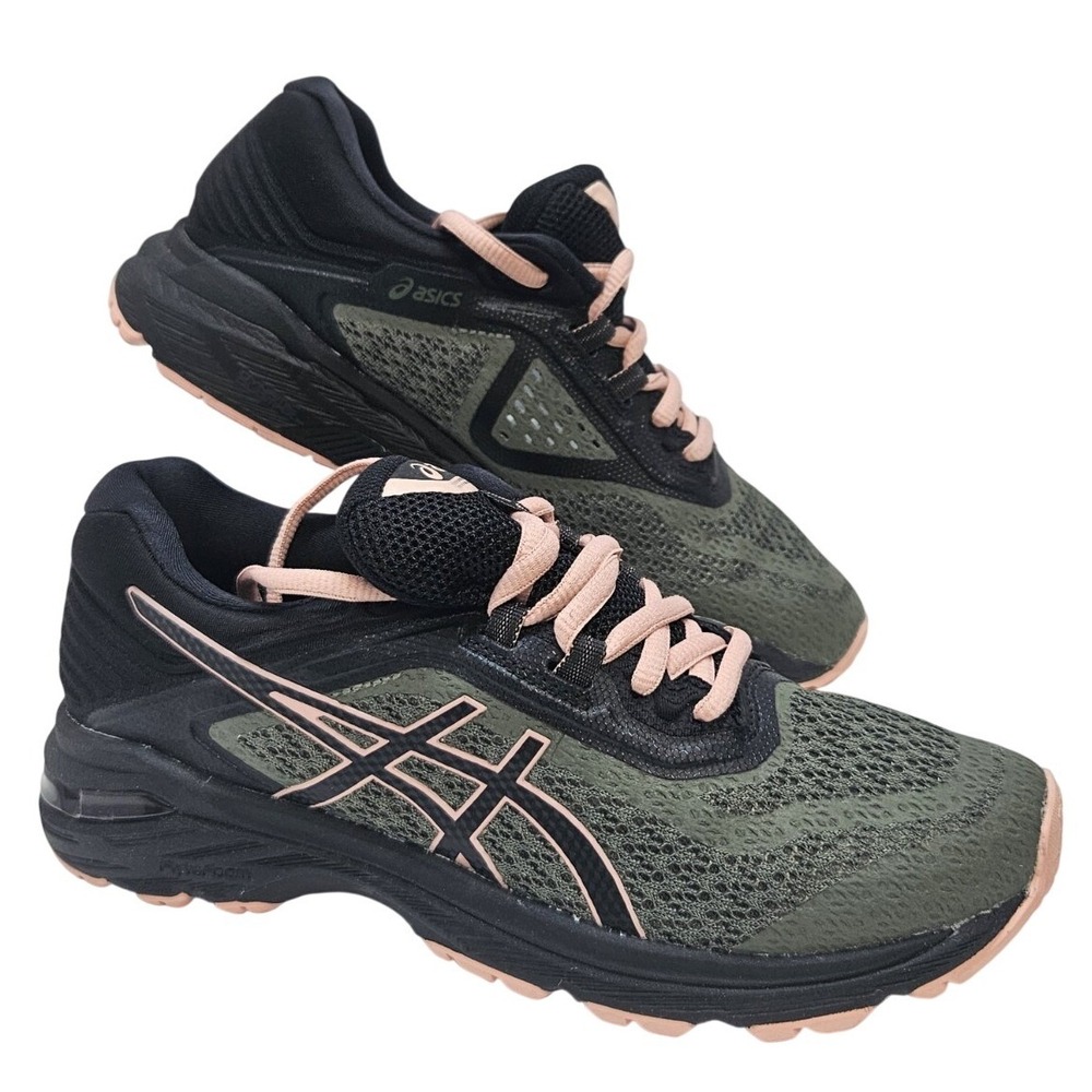 ASICS‎ GT-2000  Womens Running Shoes Forest Green Black T8A7N Size 6